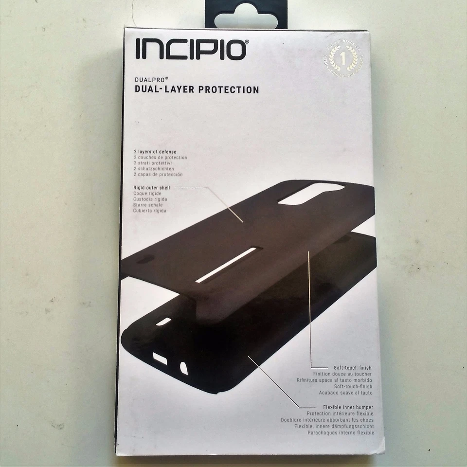 Incipio DualPro Case For LG Phoenix 2 Black Gray Brand New OEM - Image 2 of 4