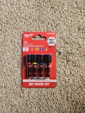 Milwaukee 49-66-4562 1-7/8" SHOCKWAVE Impact Duty Magnetic Nut Driver - 4 PC