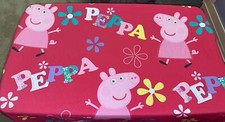 Peppa Pig Full Size Flat Sheet VGC