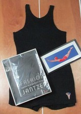 Vintage Jantzen Wool Antique Swimsuit w/Original Box  Framed Decal Bathing Suit