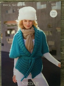 Details About Sirdar Knitting Pattern Ladies Jacket Super Chunky 32 42 9355