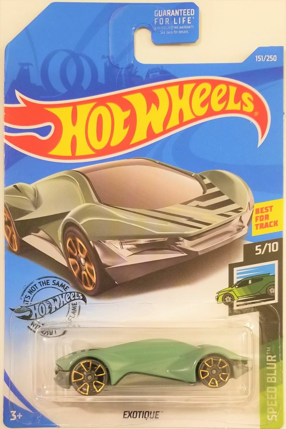 Hot Wheels - 2019 Speed Blur 5/10 Exotique 151/250 (BBFYF37)