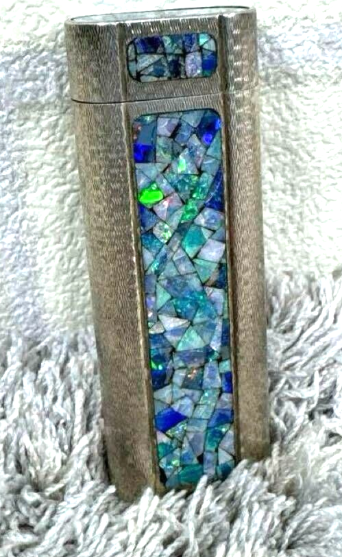 Cartier Vintage Lighter Mosaic Opal Silver | eBay Cartier Vintage Lighter Mosaic Opal Silver | eBay
