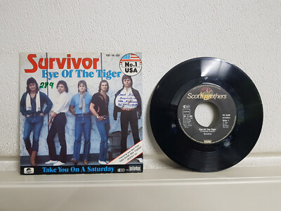 Rocky III 3  Survivor - Eye of the Tiger / Take you on a Saturday 1982 Single 7 