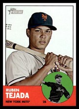 2012 Topps Heritage  Ruben Tejada #107 New York Mets Baseball Card