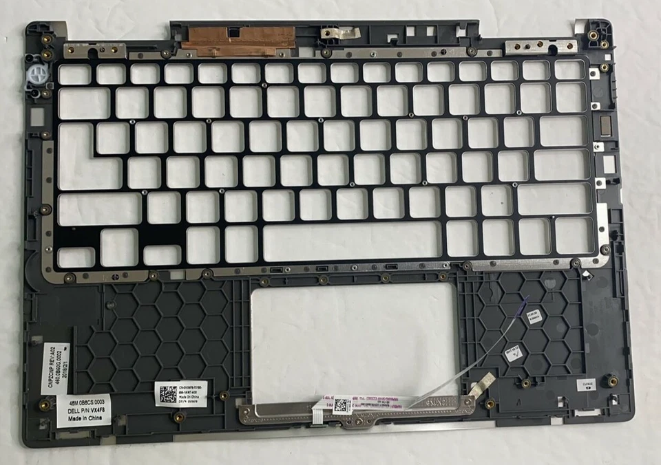 DELL Inspiron 13 7370 7380 7373 LAPTOP PALMREST TOP COVER SILVER 0VX4F8 VX4F8 - Image 2 of 3