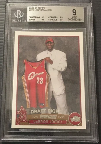 Lebron James 2003-04 Topps ROOKIE #221 Graded 9 Card Multiple 9.5’s NICE!!!!