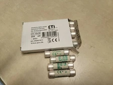 ETI 10X38 Cylindrical Fuse-Link BOX OF 10 New Open Box