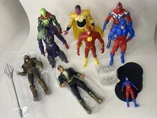 McFarlane DC Multiverse Sinestro Parallax Gold Label Ghost Zodd Flash Atom Lot