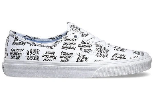 Vans autentico Baron Von Fancy taglia 5 5 bianco nero VN0003B9I9Y