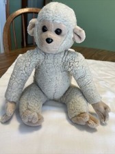 Hard To Find RARE VINTAGE GUND Cream MONK-KEES MONKEY 9" 1980 Pre-Owned