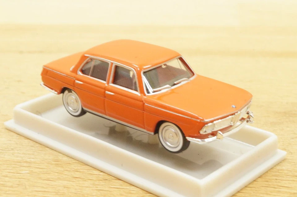 Ho 1:87 BREKINA 24424 BMW 1500 " Rosso-Arancio " Nuovo IN Conf. Orig. - Immagine 2 di 4