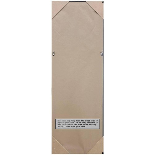 Amanti Art Wall Mirrors 19.5"W Full-Length Hooks Polystyrene Both Parlor White - Picture 2 of 9