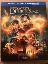 Fantastic Beasts The Secrets of Dumbledore Blu-ray Eddie Redmayne Same Day Ship