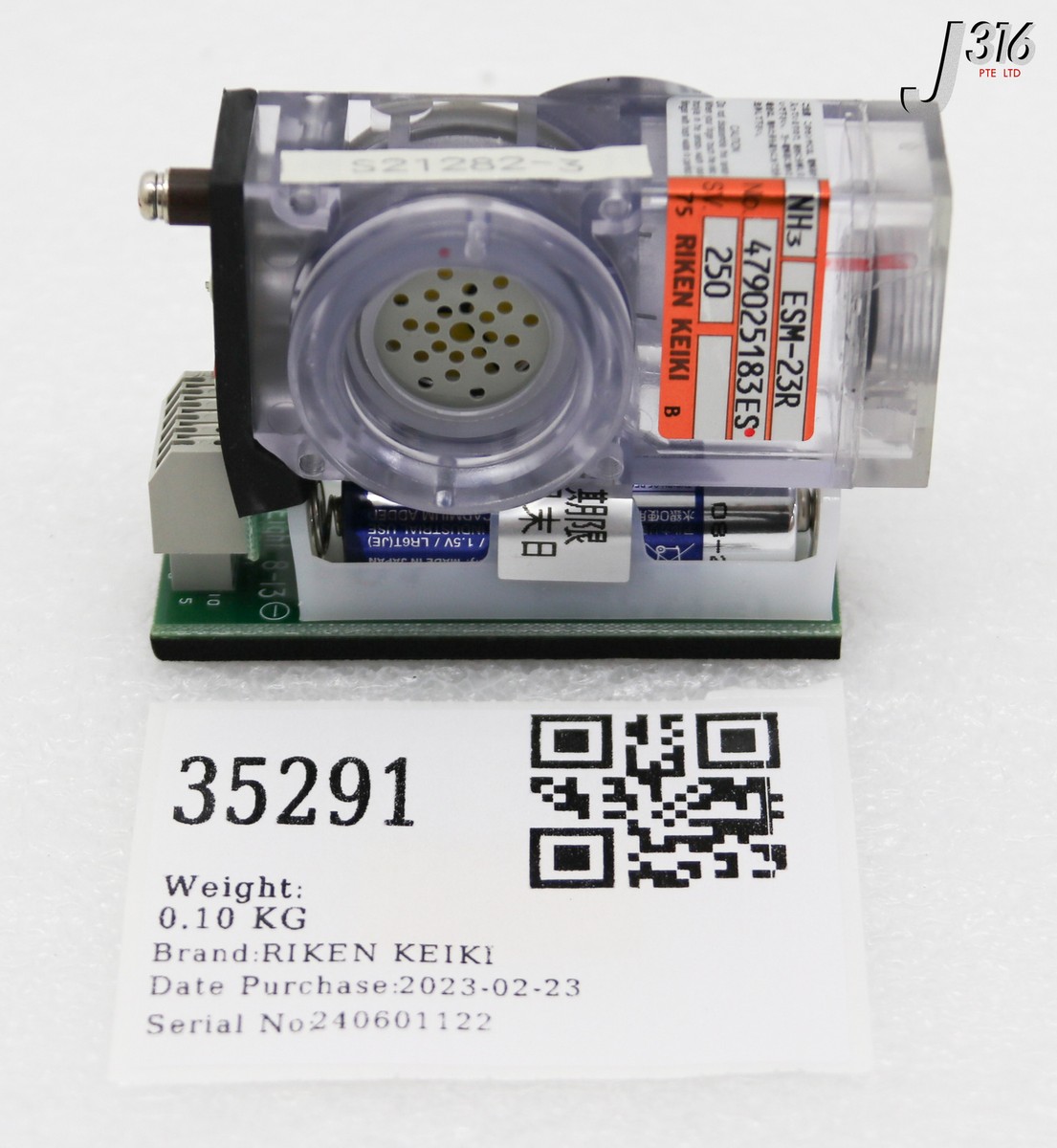 35291 RIKEN KEIKI GAS SENSOR ESM-23R | eBay