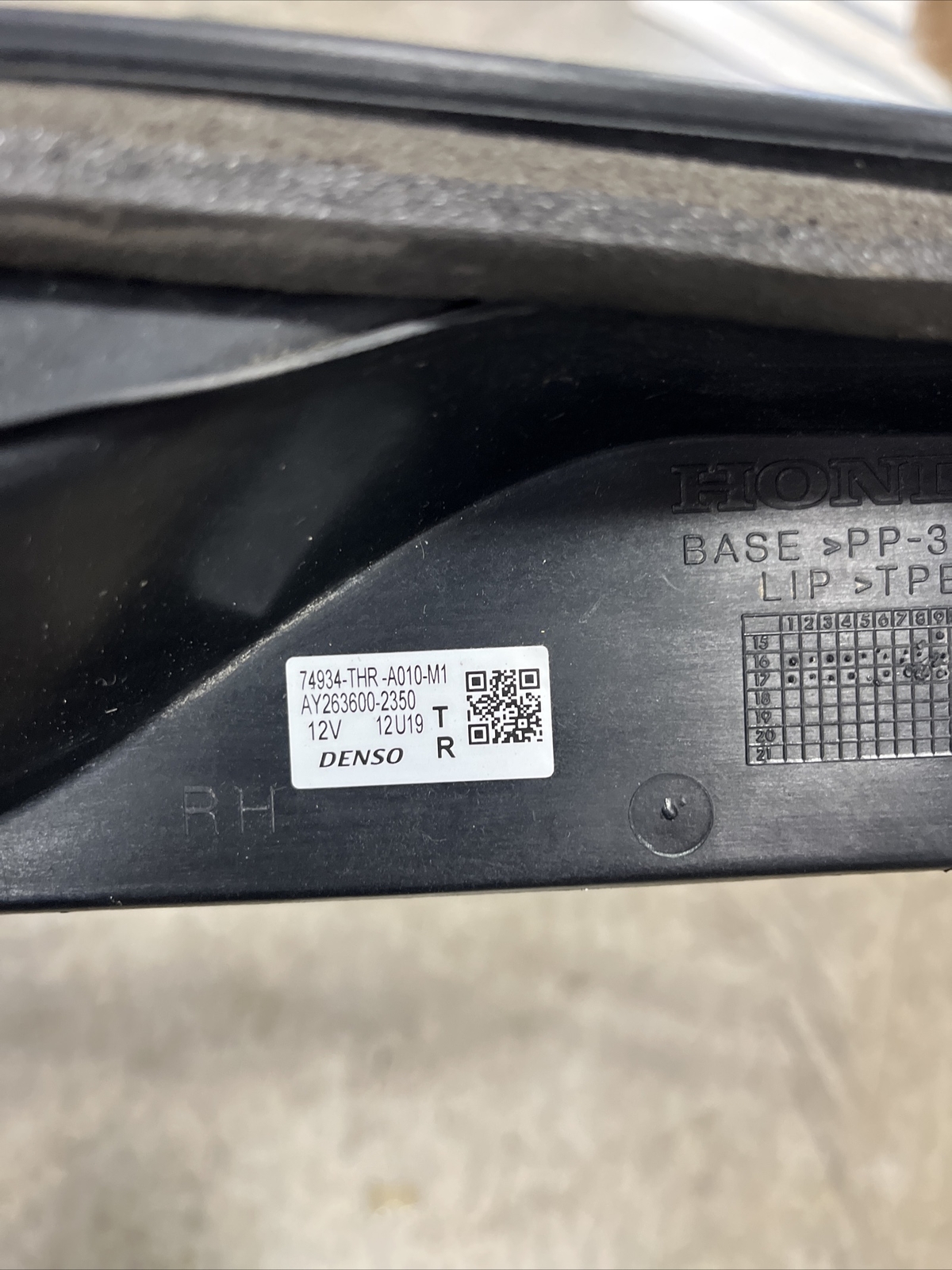 HONDA ODYSSEY POWER TAILGATE LIFTGATE TRUNK RIGHT ANTI PINCH SENSOR 1822 Sb Wal eBay