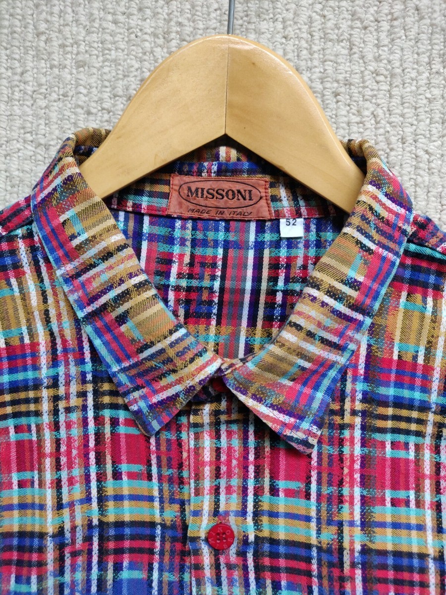 イタリア製 Missoni Sport チェックシャツ イタリア製 Missoni Sport チェックシャツ ミッソーニ｜Yahoo