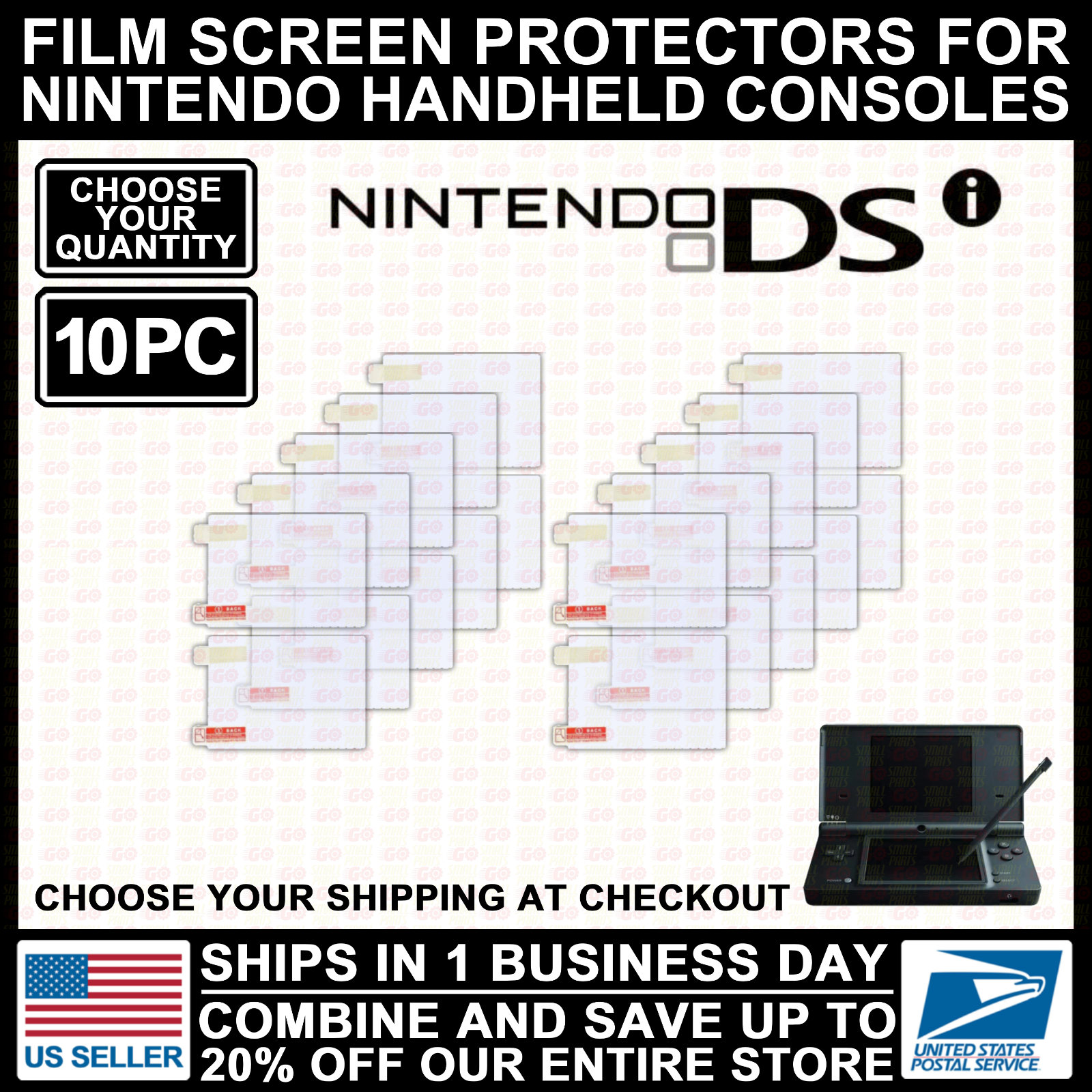 Film Plastic Screen Protector For Nintendo DSi NDSi Model Console | eBay