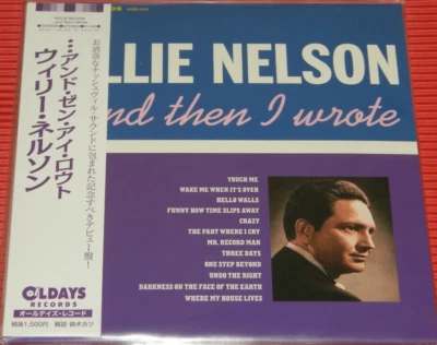 WILLIE NELSON …and Then I Wrote w/ Bonus Track JAPAN MINI LP CD - Image 1 of 3