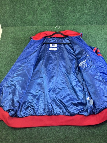 Men's Starter Royal Chicago Cubs The Captain II Full-Zip Varsity Jacket 3XL - Picture 5 of 8