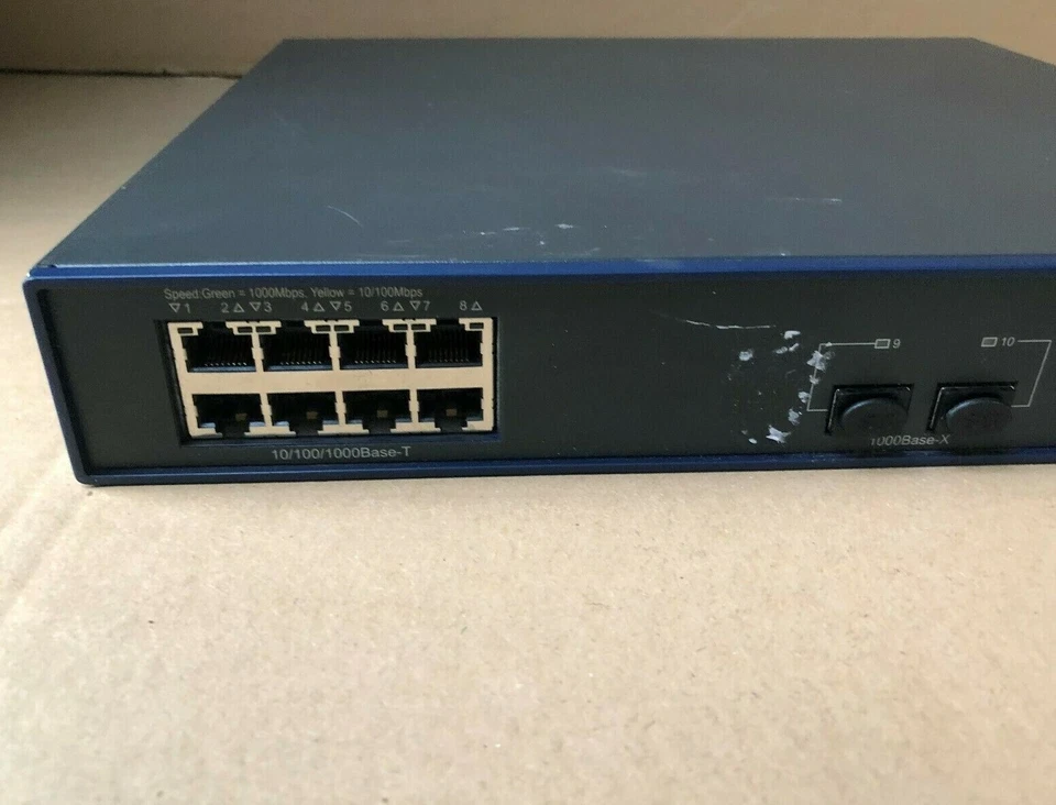 H3C WX3010-PoEP with No Brackets (HP A3000-8G-PoE+) HP 8-Port Gigabit PoE+ - Image 2 of 4