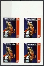 NEW ZEALAND 2007 VIKINGS PROOF BLOCK 4 ON GLOSSY PAPER (ID:71/828-26B)