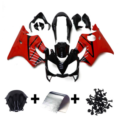 Red Black Fairing Kit for 2004-2007 Honda CBR600F4i 04 05 06 Injection Bodywork