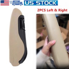 Adjustable Pu Leather Seat Armrest Pair Lr For Car Truck Rv Van Boat Universal