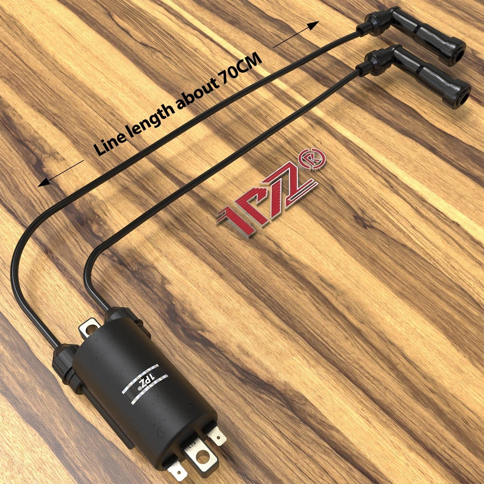 2x Ignition Coil W/ Cap For HONDA Nighthawk 650 CB650SC CB900 GL1200 1982-1985 - Image 3 of 4