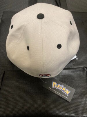 NEW ERA 59FIFTY Pokemon Pikachu Box Log Fitted Cap Black size 7 1