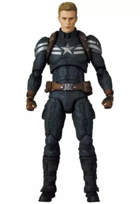 MAFEX 202 CAPTAIN AMERICA W.S. Stealth Suit Marvel Medicom 6.3in