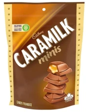 Cadbury Caramilk Caramel Chocolate Candy Mini Bars, 200g