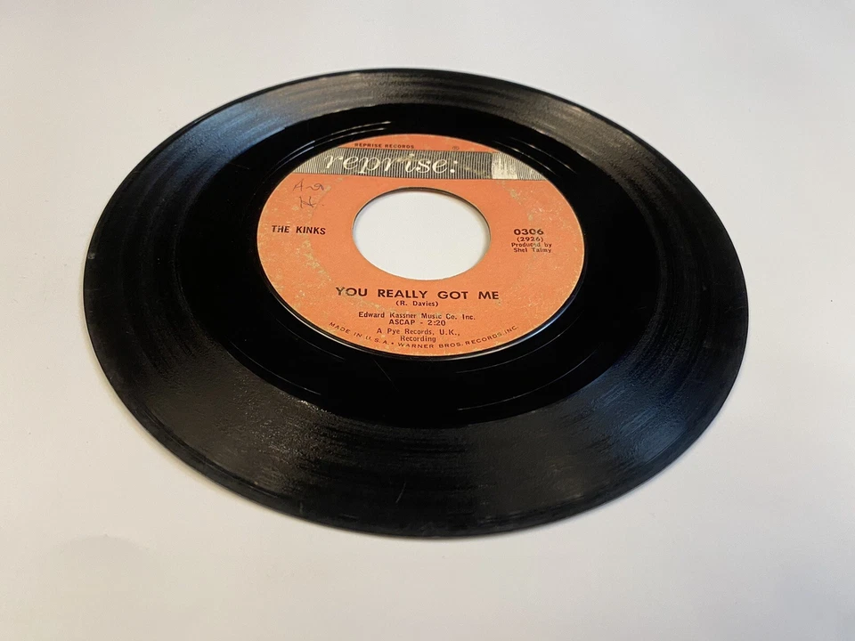 Kinks “You really got me & It's alright” 45 RPM 7" Vinyl Record • Reprise UK • Foto 4 de 4