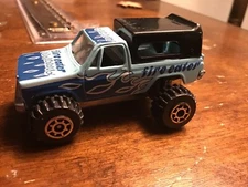 Road Champs GMC High Roller 4x4 Fire Eater Blue Flames Rare Read description