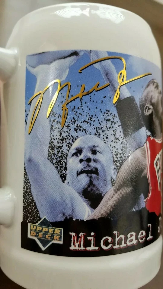 Taza de cubierta superior Michael Jordan 23 Chicago Bulls NBA Stein taza de café jarra años 90 Foto 3 de 4