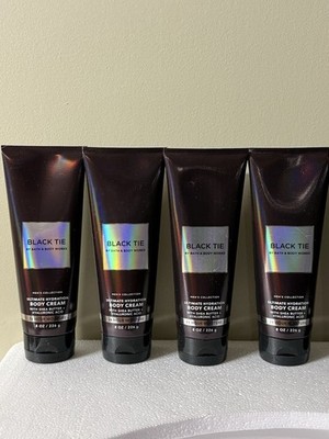 4 New BLACH TIE MEN S COLLECTION BATH & BODY WORKS BODY CREAM LOTION
