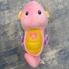 Fisher price sooth n glow pink seahorse toy