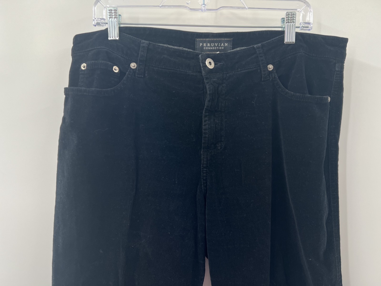 Peruvian Connection Women's Solid Black Bootcut P… - image 2