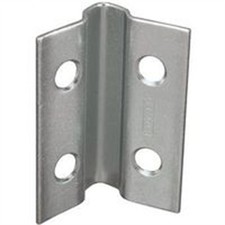 Wide Inside Corner Braces 2 By 3/4 By 0.04 Inch Zinc Plated Steel 2 Pack