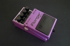 Boss BF-2 Flanger Vintage Guitar Pedal Made In Japan 1981 Black Label FREE POST