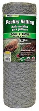 Galvanized Poultry Netting, 2-In. Mesh, 24-In. x 150-Ft. - 308494B