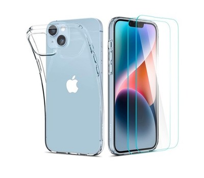 Original Spigen Crystal Pack Hülle für iPhone 14 Plus Crystal Clear ACS04922