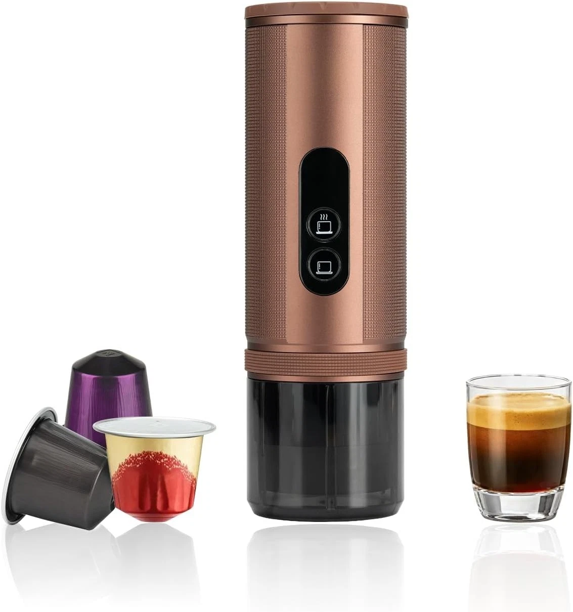 Rechargeable Electric Espresso Machine, Travel Coffee Maker Nespresso Compatible