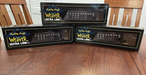 WEAVER~Delaware & Hudson~3 BAHÍAS TOLVA DE CARBÓN (3) JUEGO DE COCHE (#9000, 9152 y 9199)~¡NUEVO! | Zustand: New
