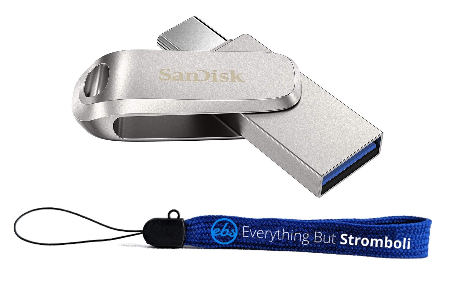 SanDisk USB Type-C 256GB Ultra Dual Drive Luxe Flash Drive for Smartphones, T...