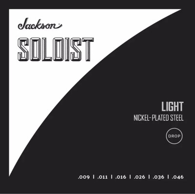 Jackson Soloist 6-String Electric Guitar Strings, Light .009-.046