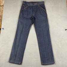 Vintage Southpole Jeans Mens 32 Dark Blue Denim Loose Straight Pockets EUC