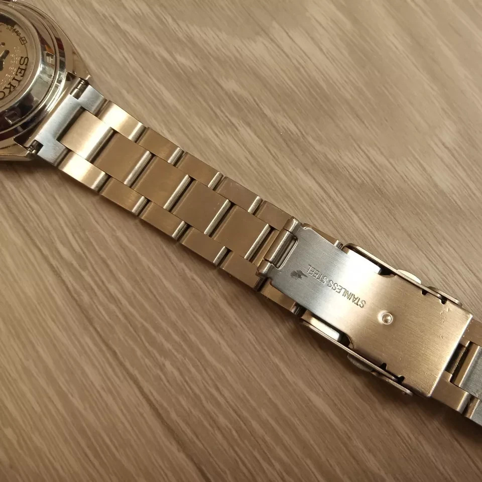 18mm 20mm Stainless Steel Brushed Metal Strap Bracelet Fits Seiko 7s26 6R15 4R36 image 4