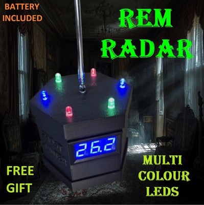 Geisterjagd REM RADAR Activity Spirit Pod Paranormale Erkennung, MULTI LED + TEM