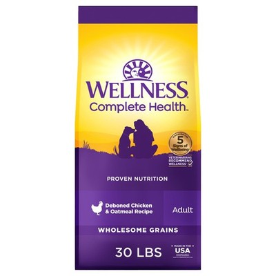 Complete Health Dry Dog Food, Wholesome Grains, Natural, Chicken & Oatmeal, (...